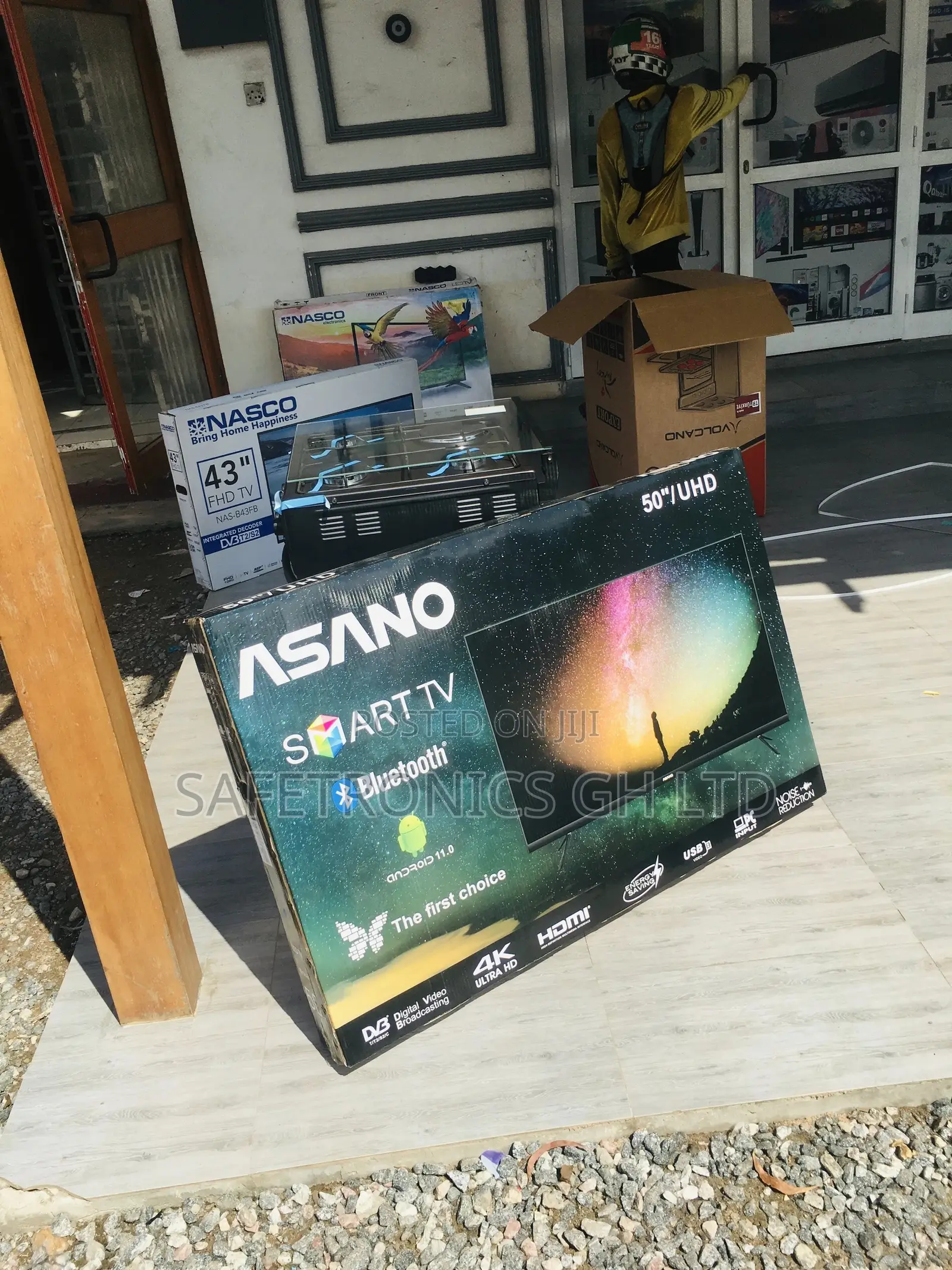 50 Inches LED Glossy Electric Black UHD Smart Tv 