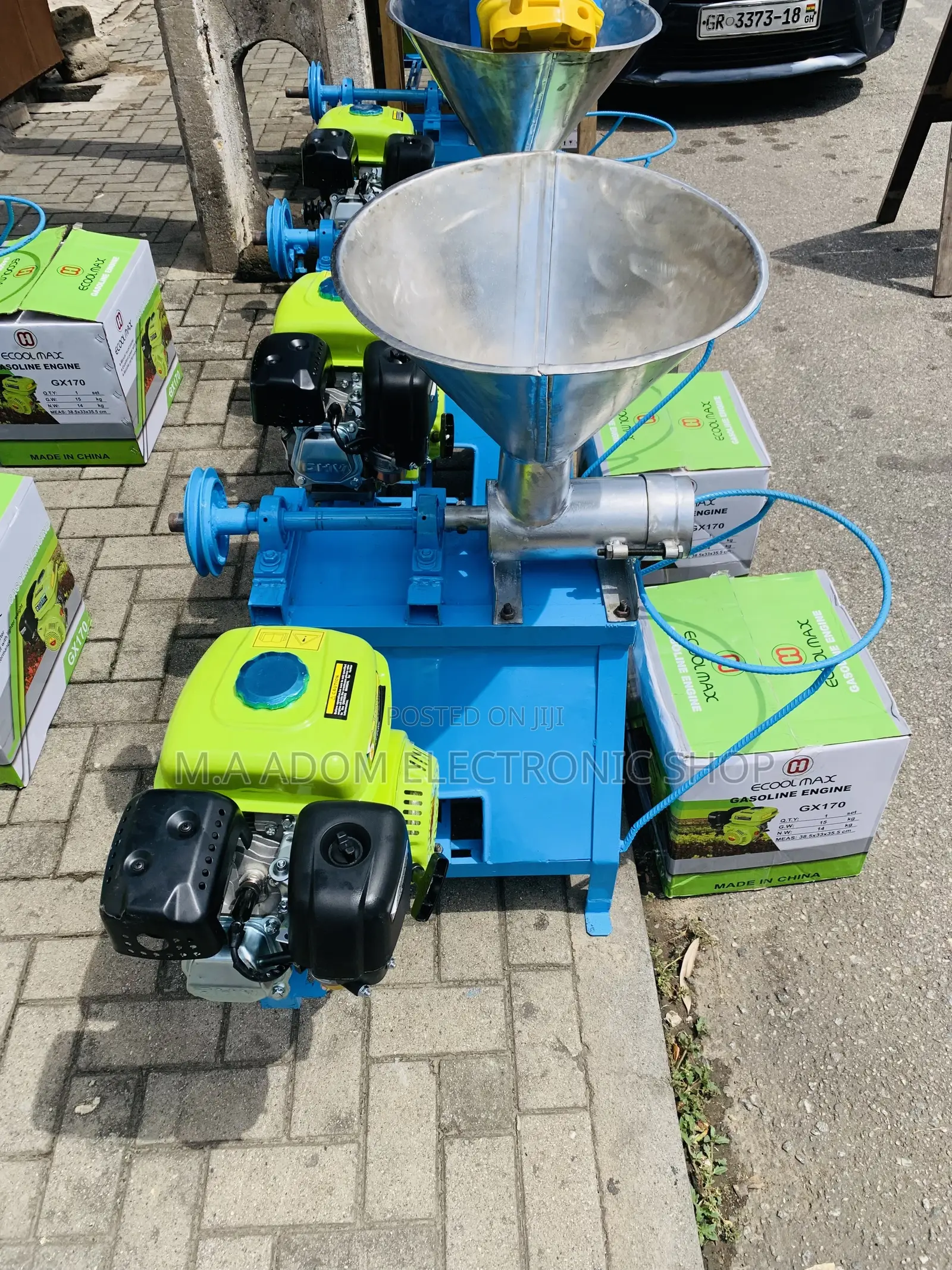 Fufu Grinding Machine Pertrol Only With Outdoor Motors
