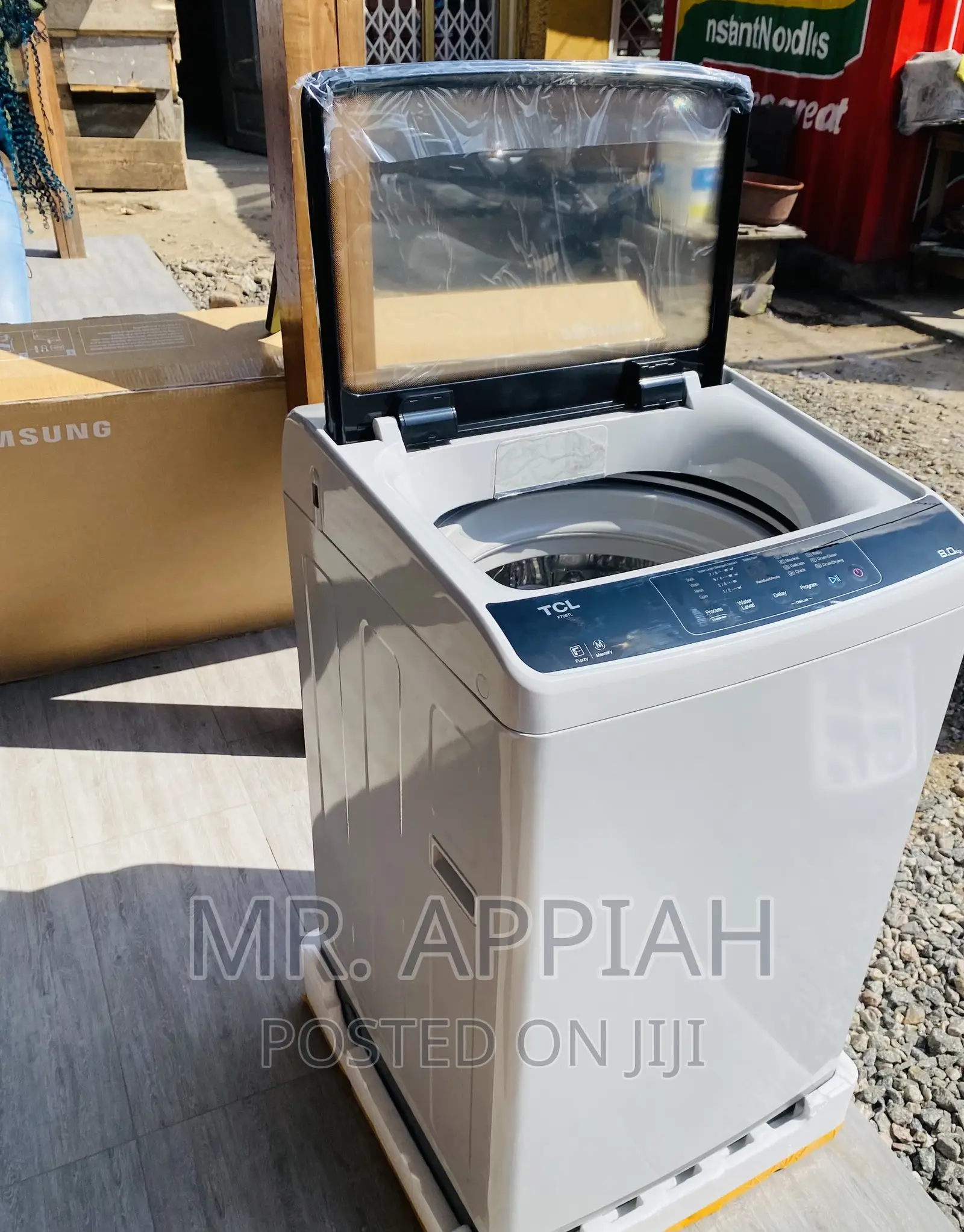 Nicely Designed TCL 8kgTopload Washing Machine(85kggf708tl)