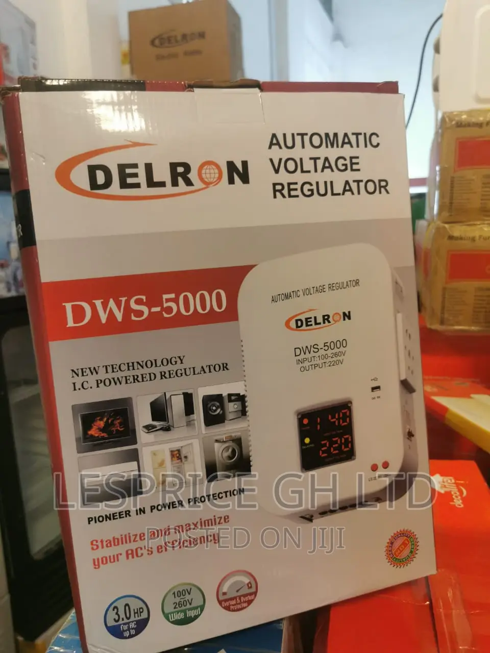 Nice Delron Wall Mounted DWS-5000 Automatic Voltage 5kva