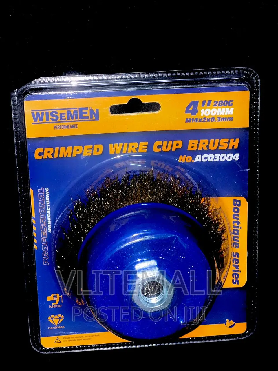 4'' Diameter Crimped Wire Cup Brush (Ac03104)