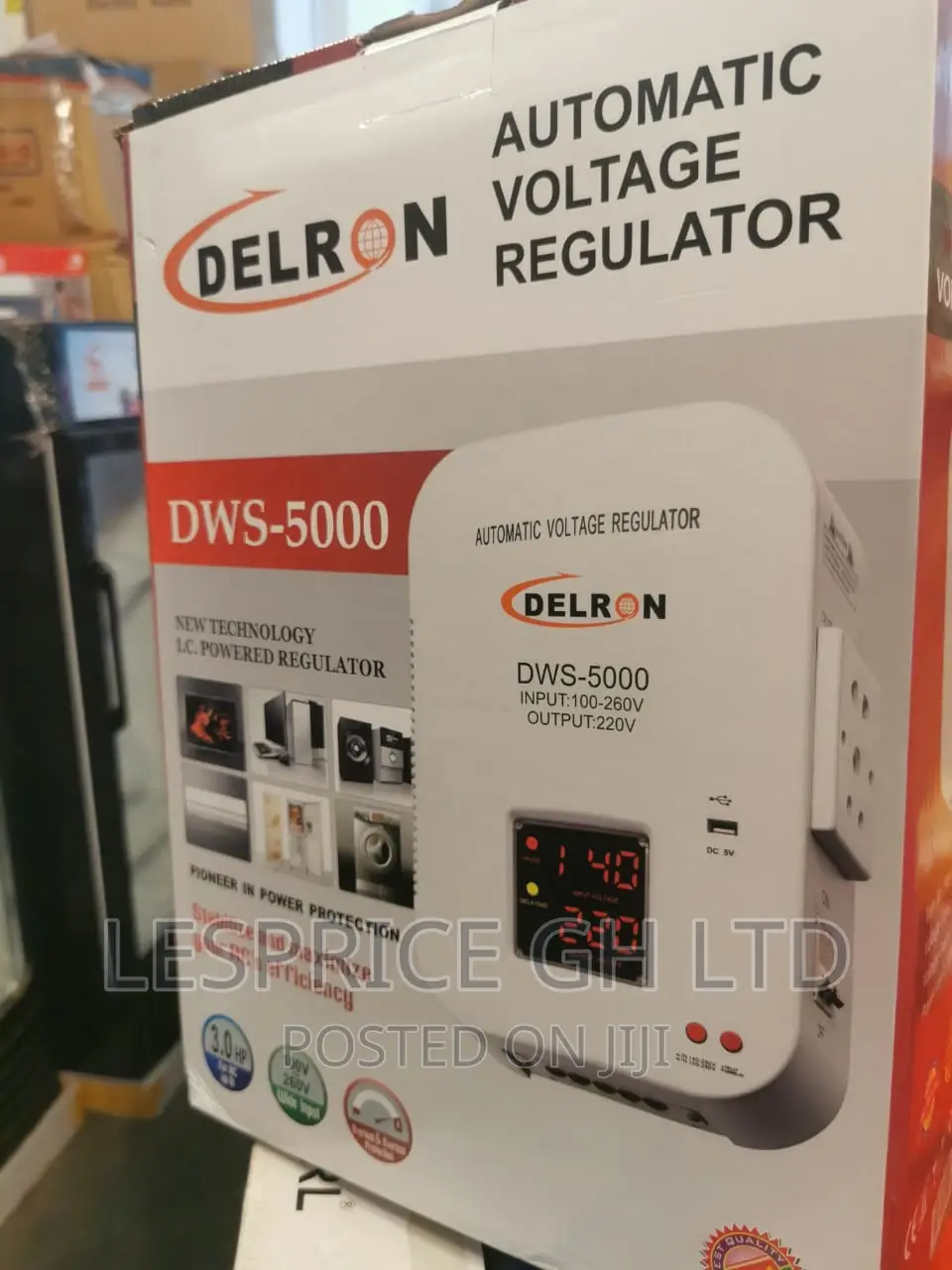 Admirable Delron Wall Mounted DWS-5000 Automaticvoltage 5kva
