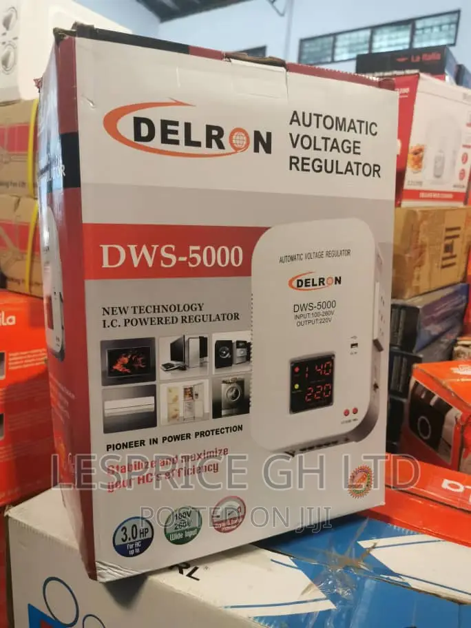 Delron Wall Mounted DWS-5000 Fantasticvoltage Regulato 5kva