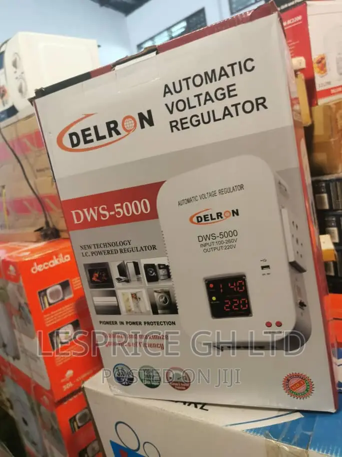 Delron Wall Mounted DWS-5000 Over Voltage Regulator 5kva