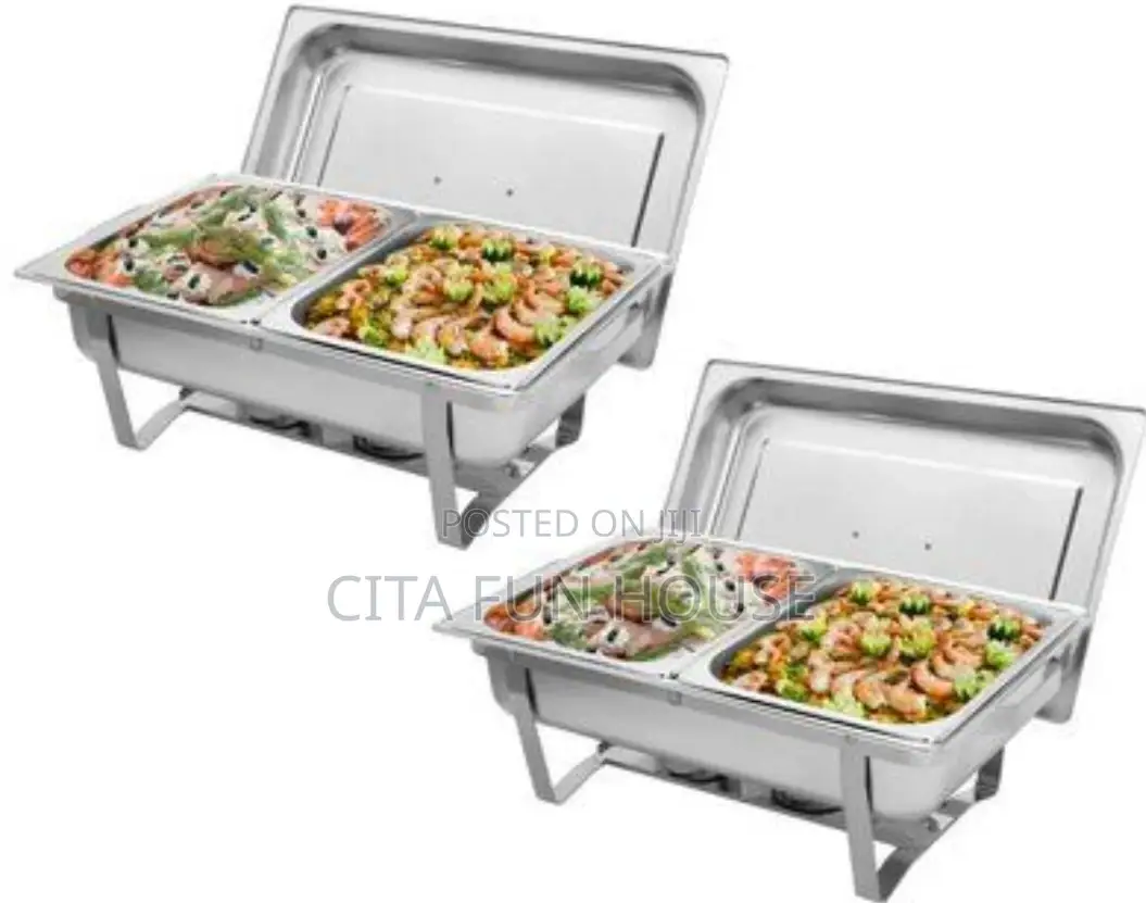 11 Litters 2 In 1 Stainless Steel Chaffing Dish