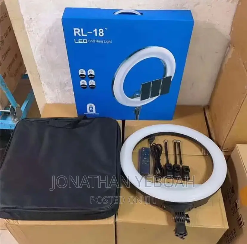 18 Inches Led Ringlight With Stand and Remote