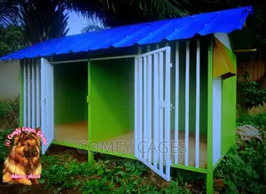 Super Solid Double Galvanized Steel Security Comfy Dog Cage