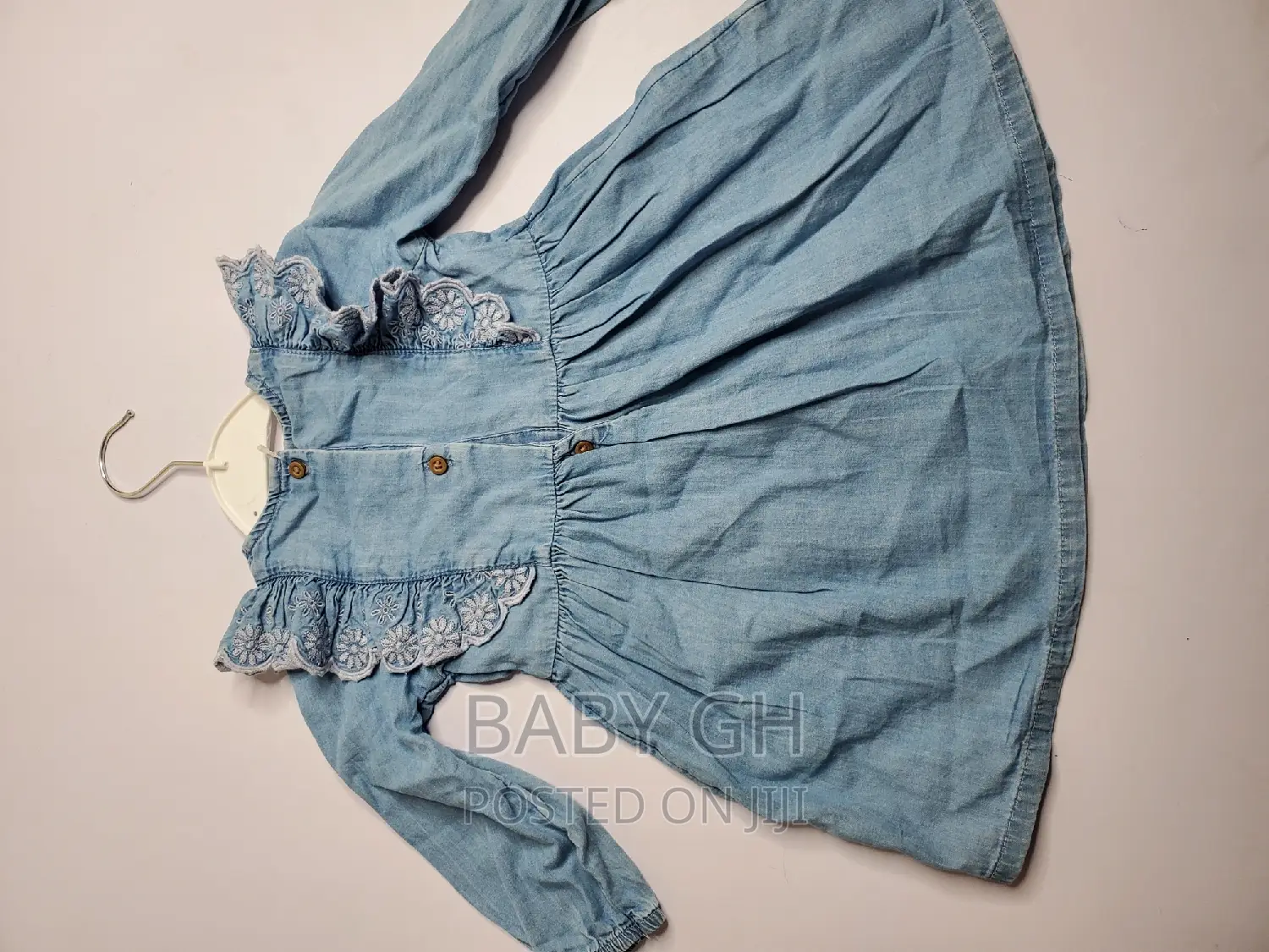 George Baby Girls Blue Denim Dress