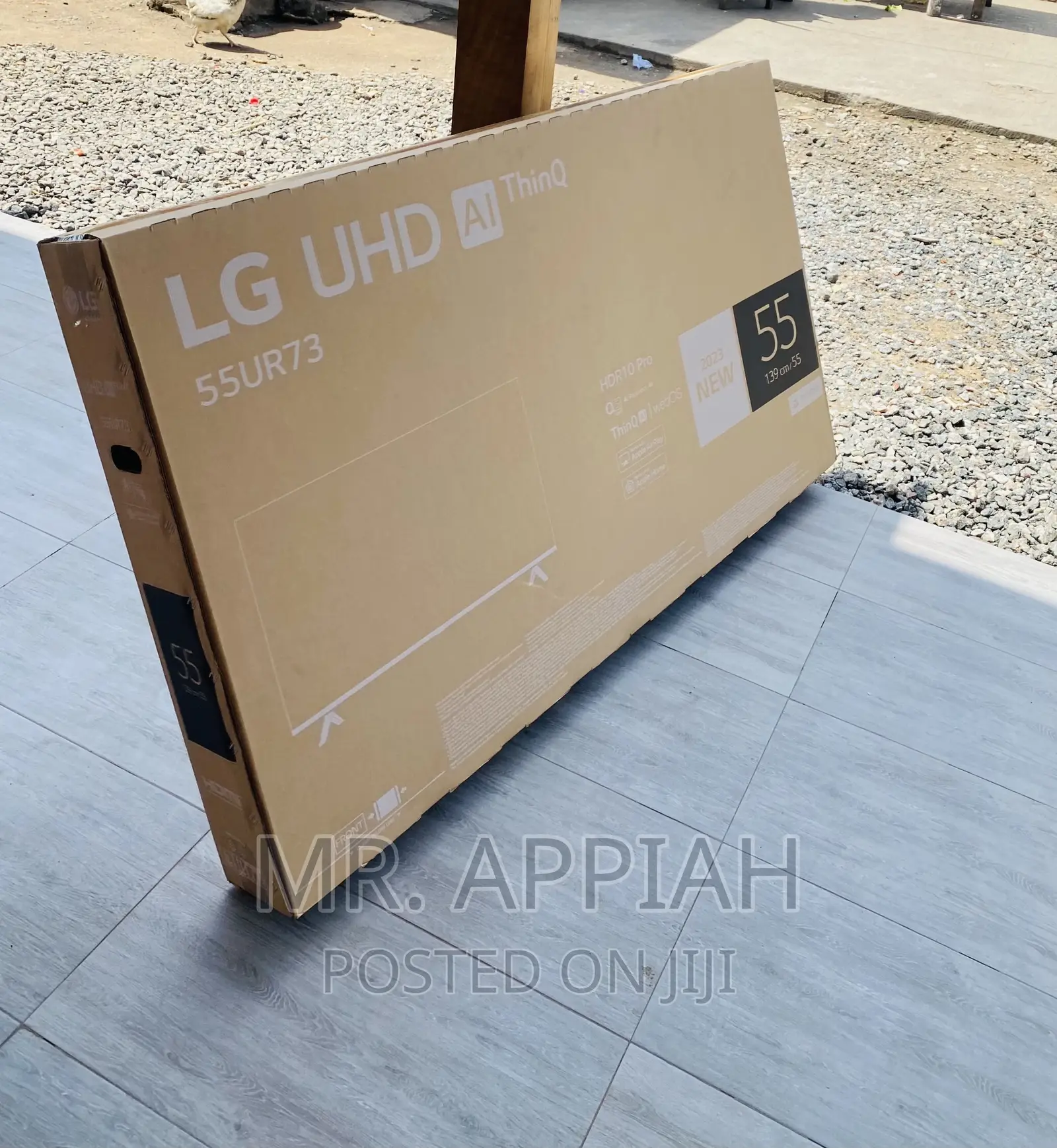 Highly Energy Saving Lg55uq75003 55” Uhd Smart Tv(Black)