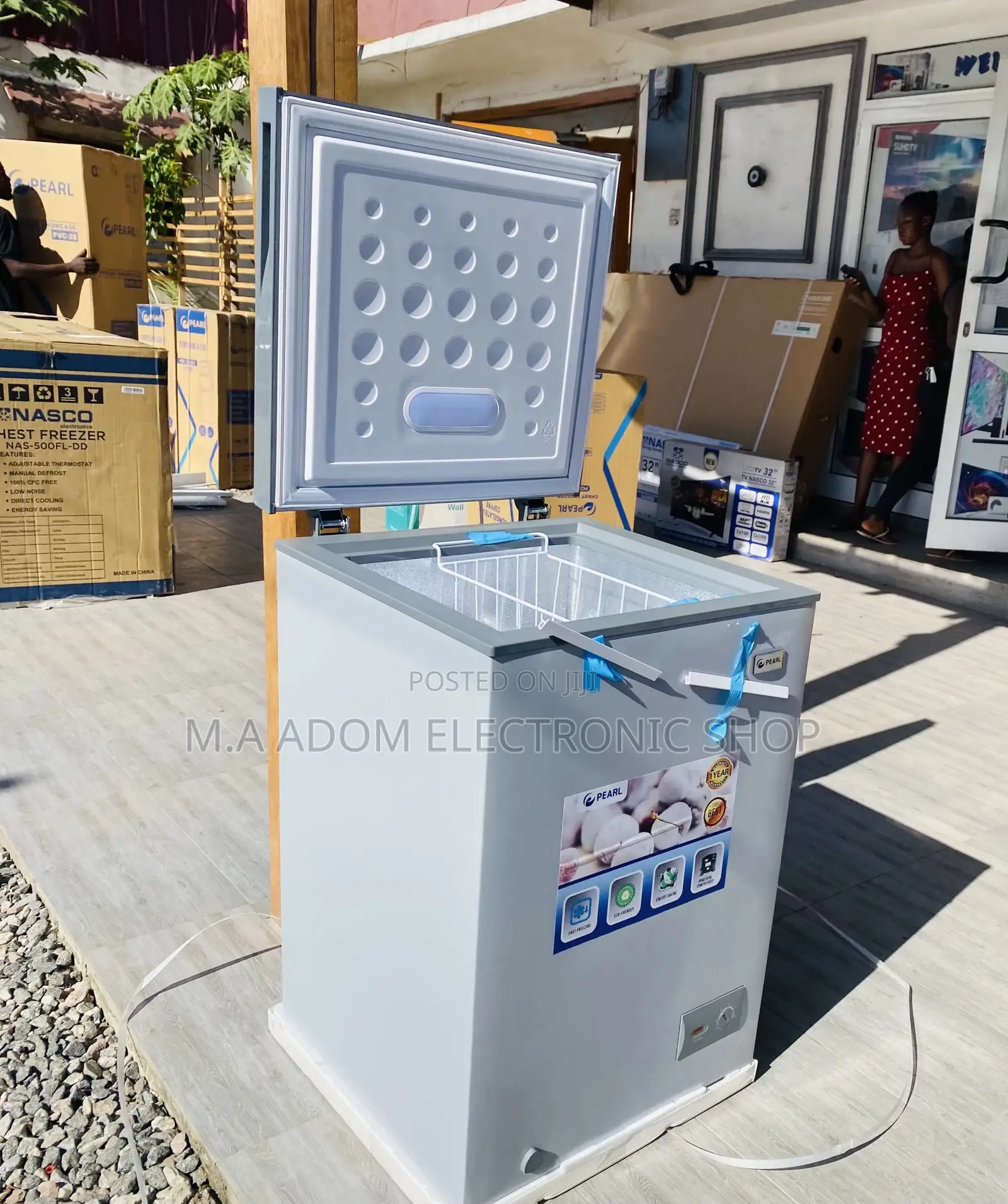 Energy Saving Pearl PCF-127 Single Door Electric Fridge.
