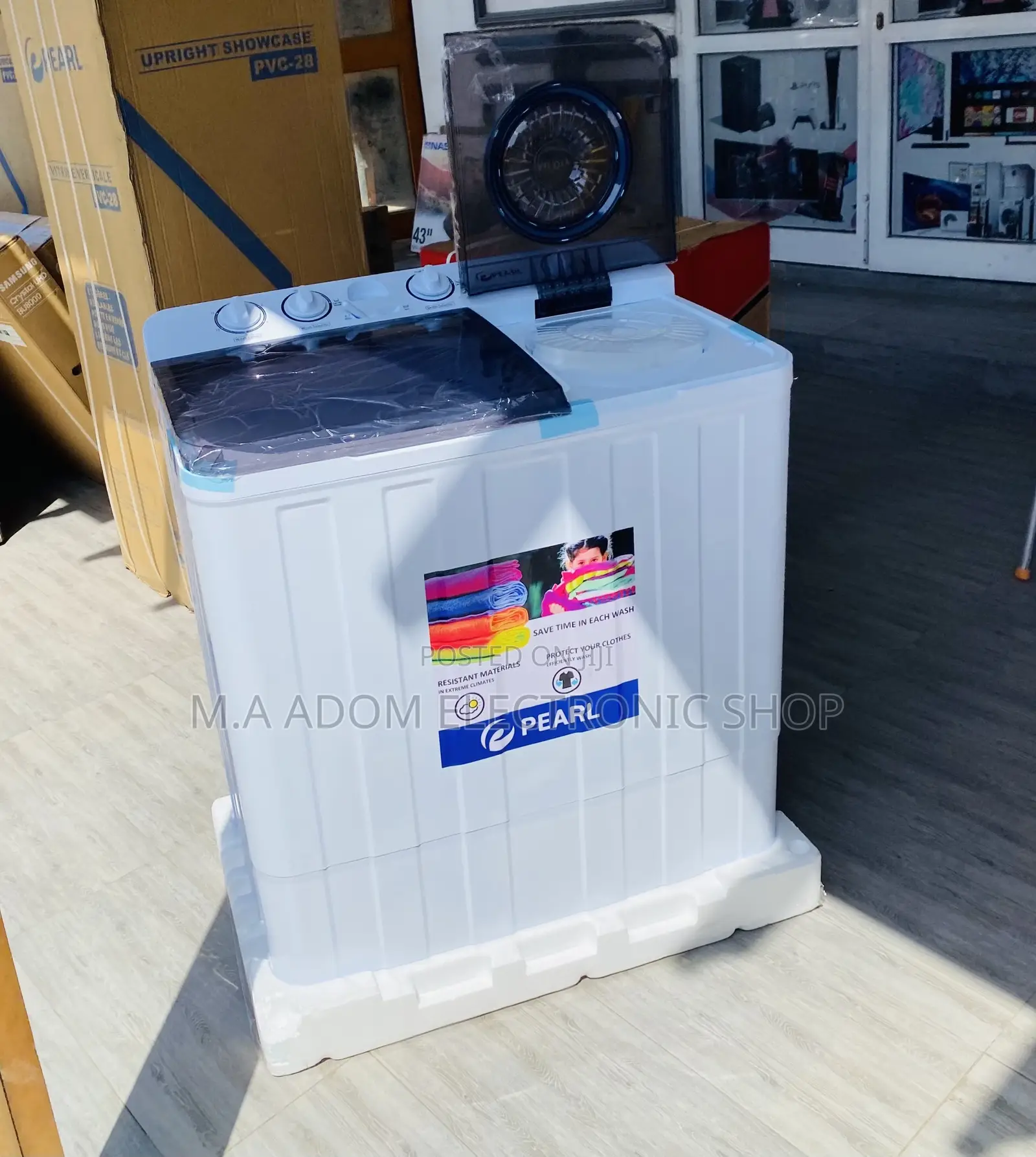Buy Adorable Pearl 12kg Electric Washing Machine +(Spin/Dry)