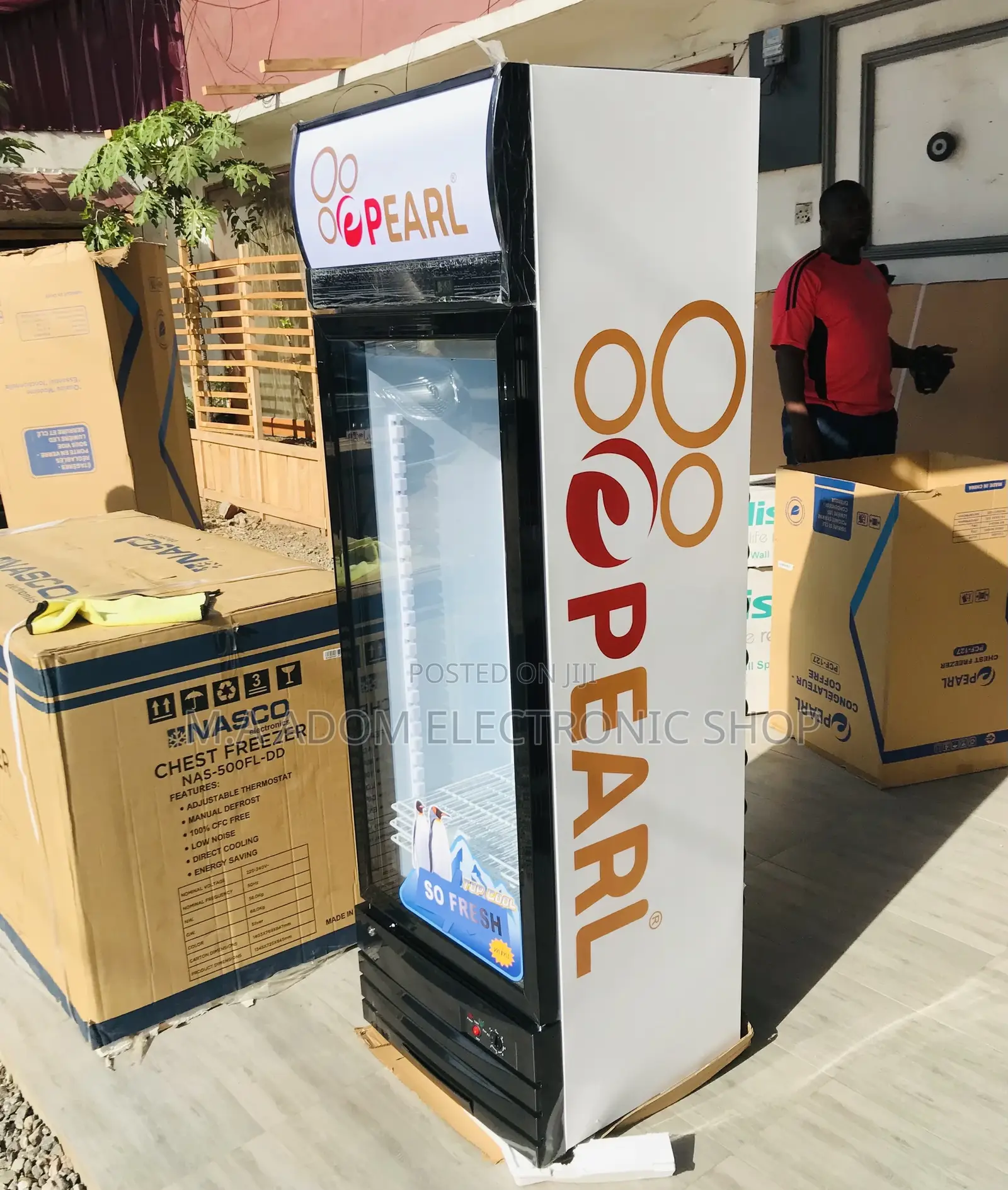 Brand New Pearl PVC-28 Single Door Beverage Cooler(178ltr).