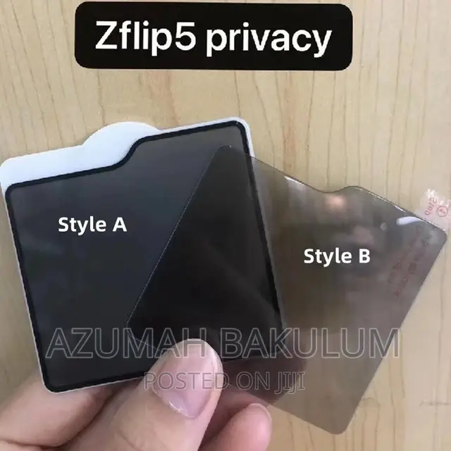 Galaxy Z Flip 5 / 6 7 Privacy Front Led Screen Tempered Glass