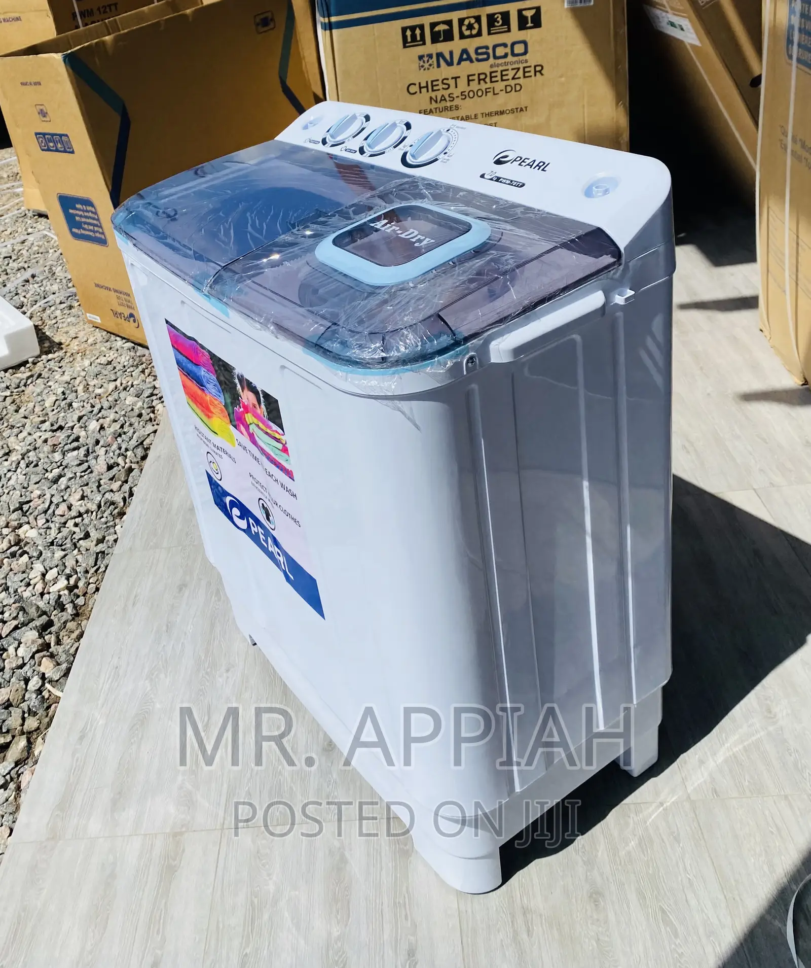 Durable Pearl 7kg Top Load Electric Washing Machine(White).