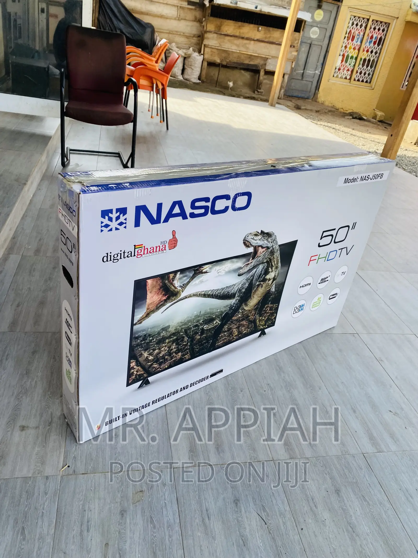 Brand New Nasco 50” FHD Digital Satellite Electric Tv 