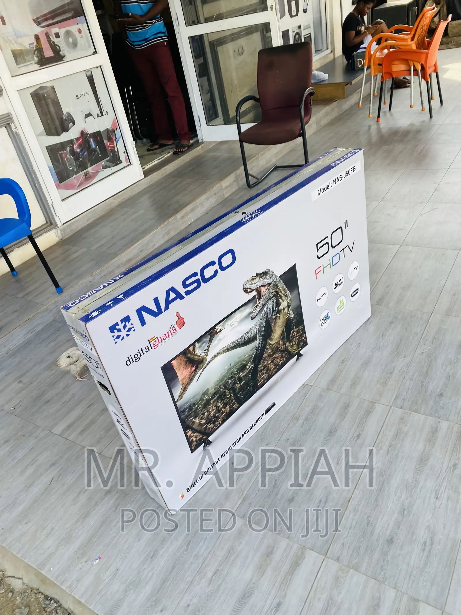 Top Notch Nasco 50 Inch FHD Digital Satellite Electric Tv.