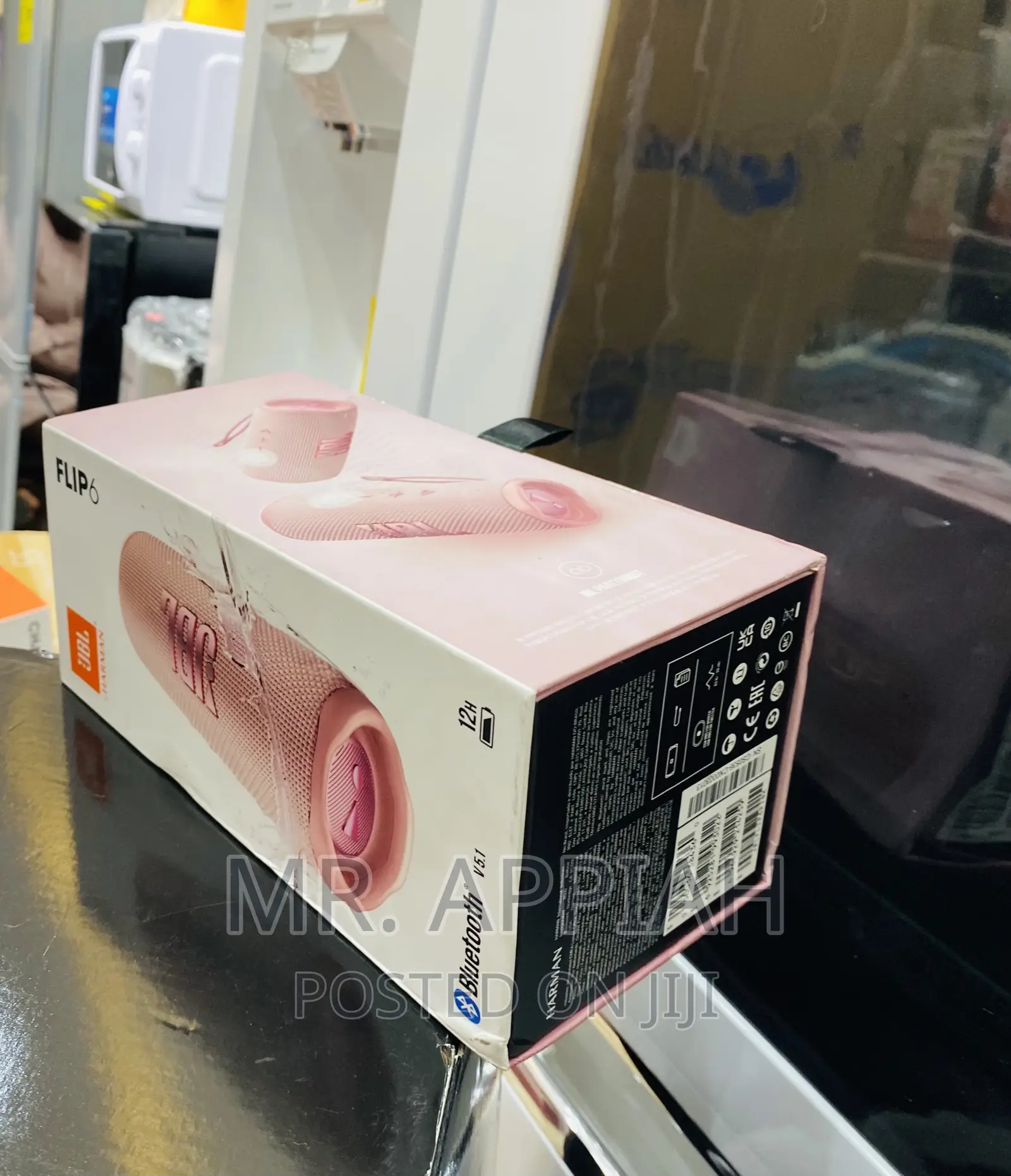 Buy Classic JBL Flip 6 Rechargeable Bluetooth Speaker(Pink)