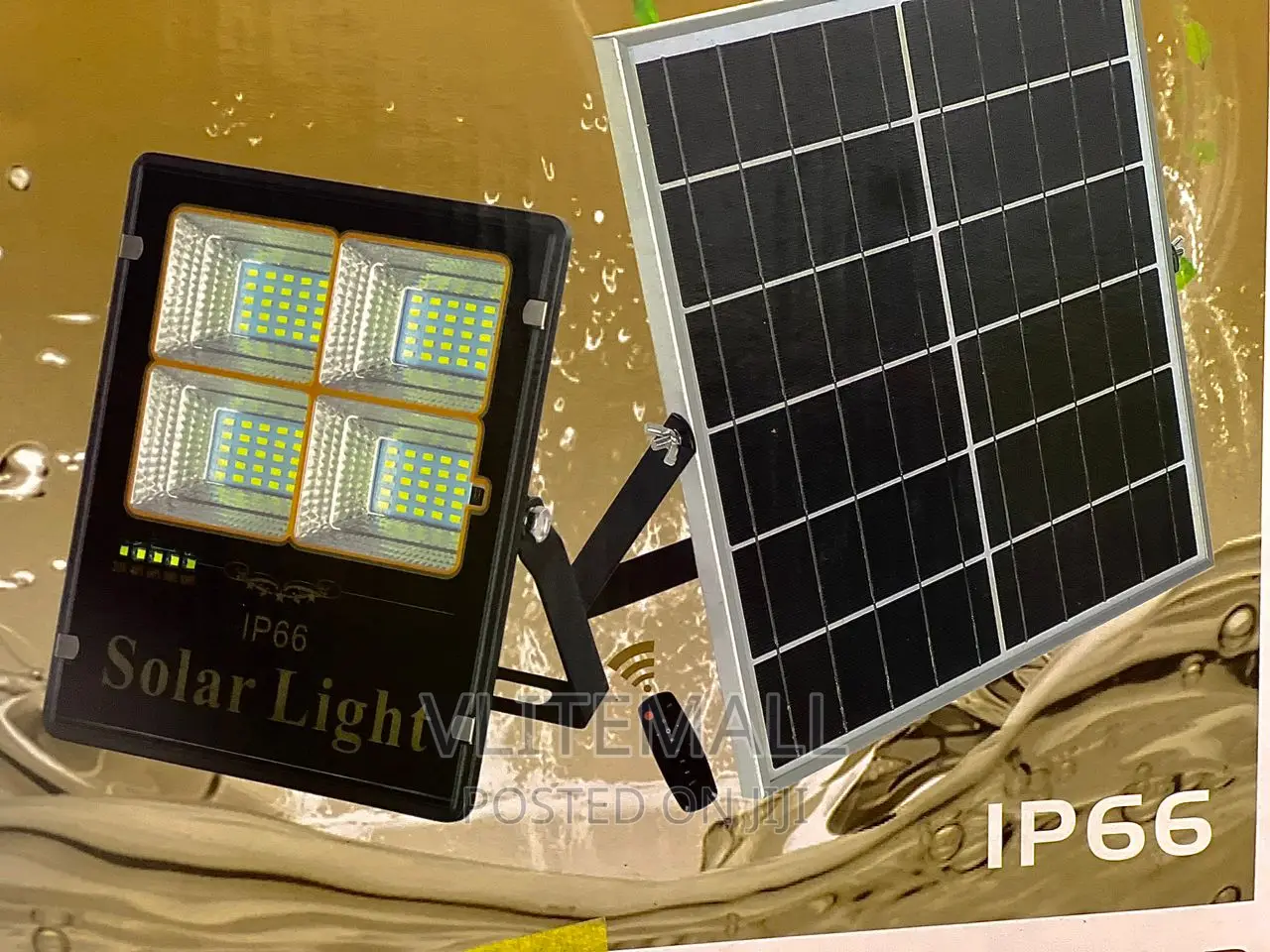 200W LED Solar Flood Lamp