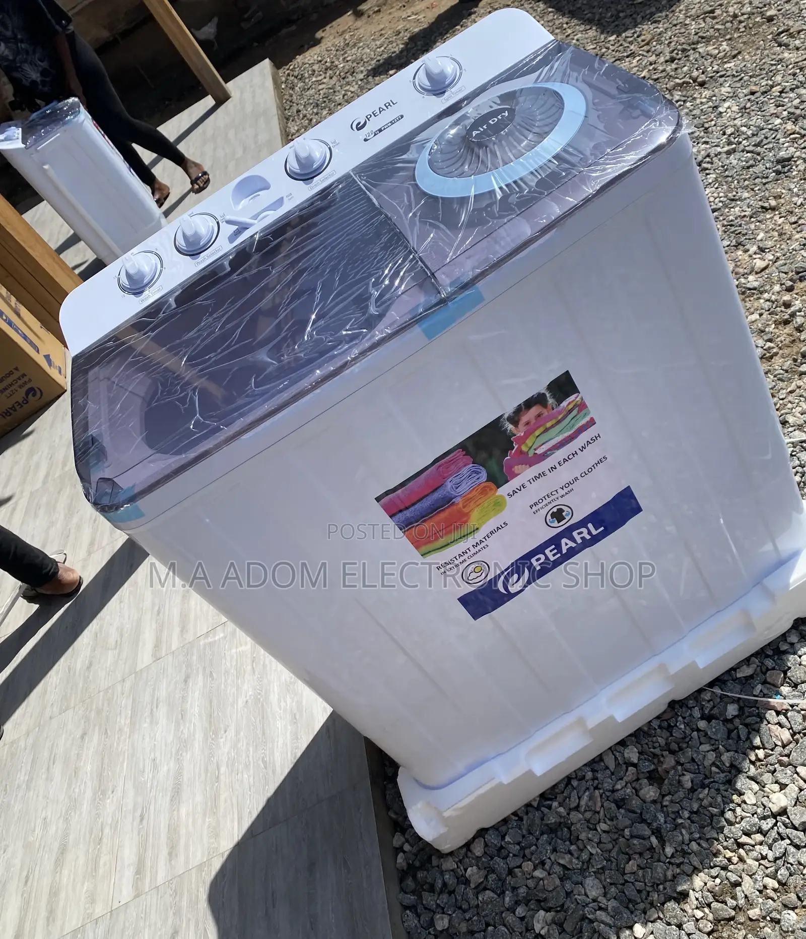 Shop Authentic Pearl 12kg Top Load Electric Washing Machine.