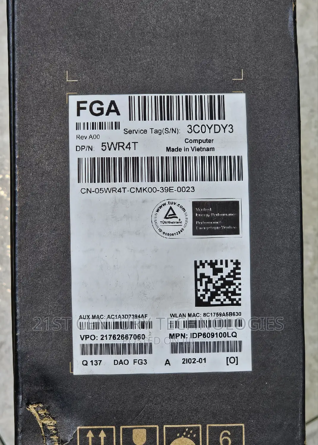 New Laptop Dell Alienware M16 R1 16GB Intel Core I7 SSD 1T