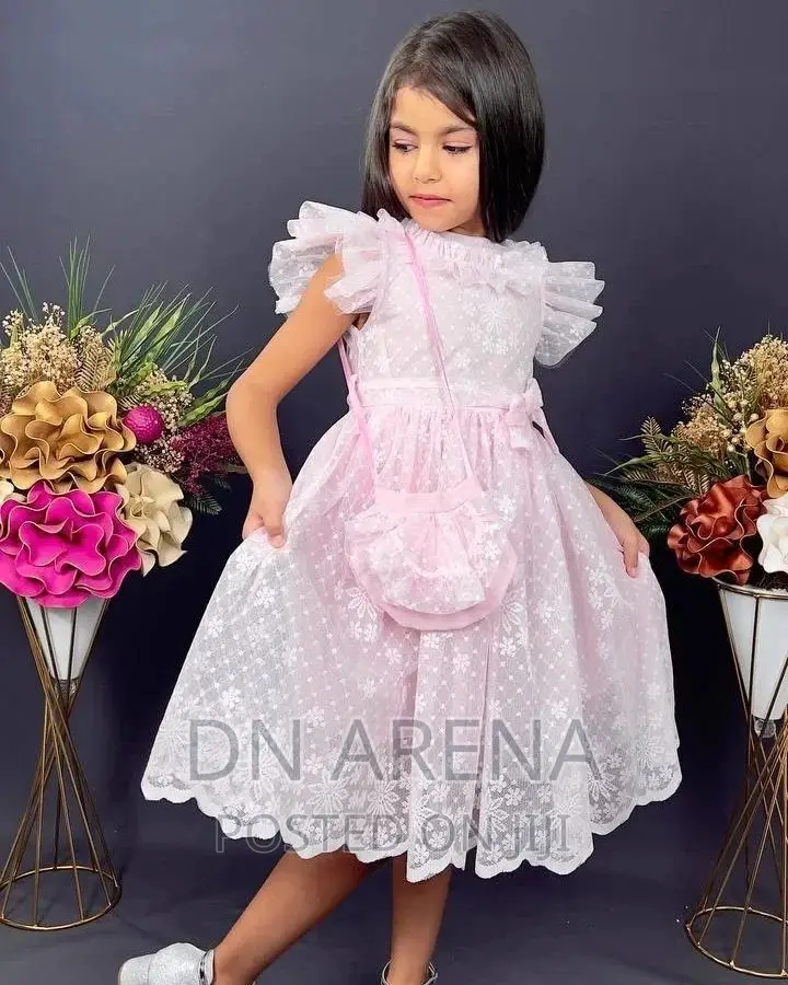 Princess Dress Girl Outfit With Bag