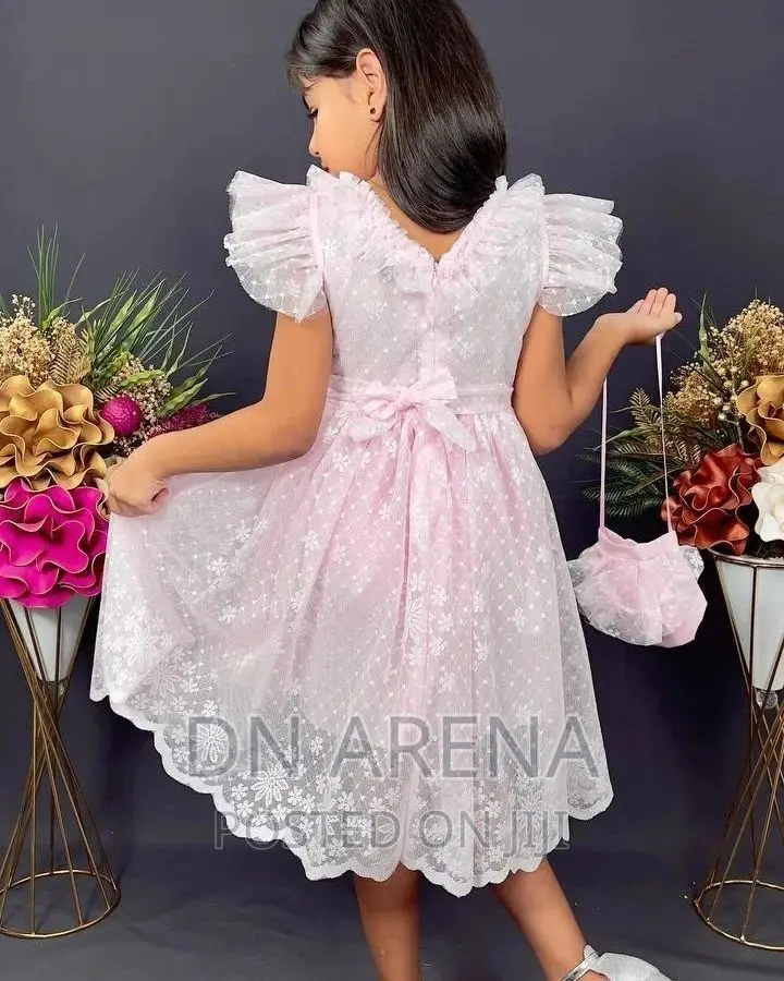 Princess Dress Girl Outfit With Bag