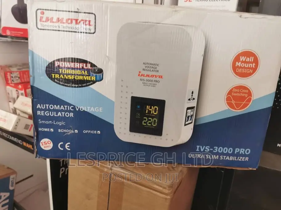Energy Efficiency/Innova 3000VA Voltage Stabilizer