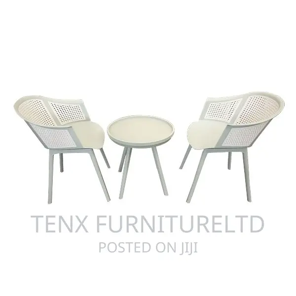 Table With Chair Set Plastic 3pcs Light. Green