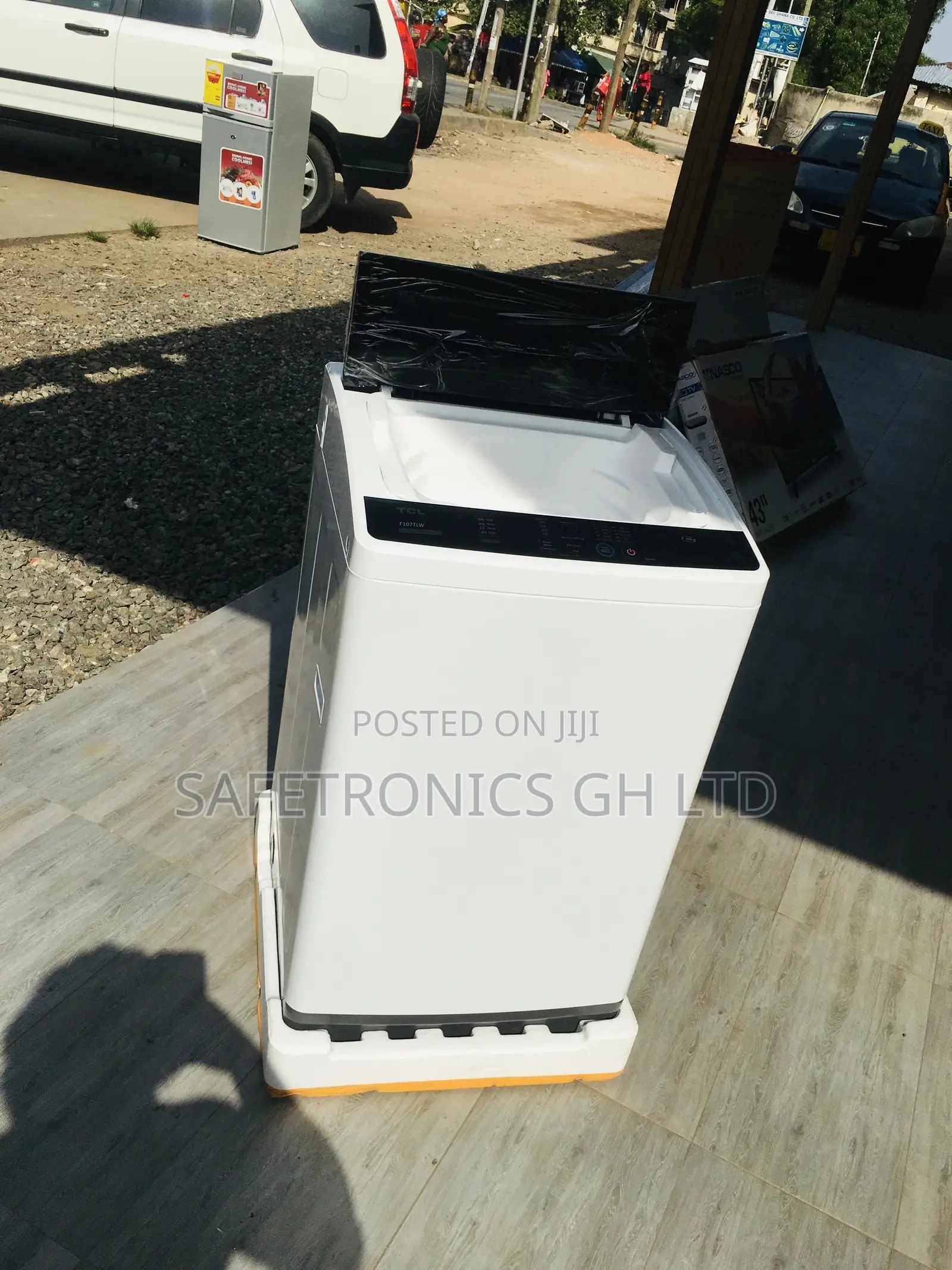 Topload Fullyautomatic Electric Washingmachine TCL 7kg Gray