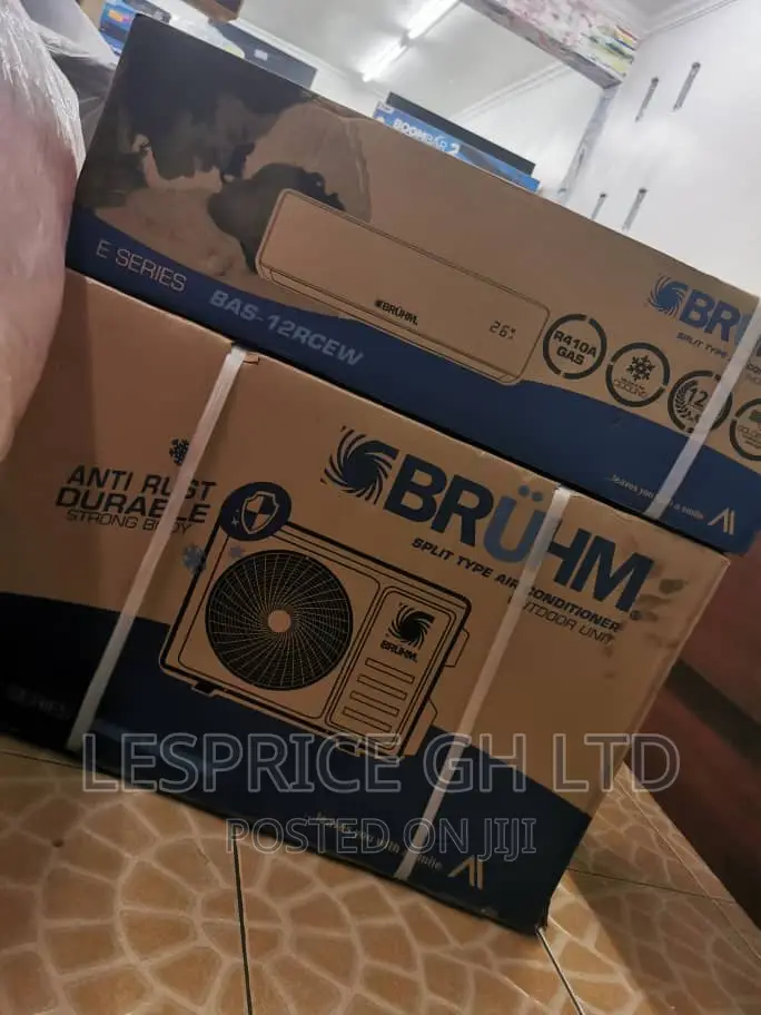 Promo ==:Bruhm 1.5 Hp Ac-R410 Gas–2 Star Ac-12rcew