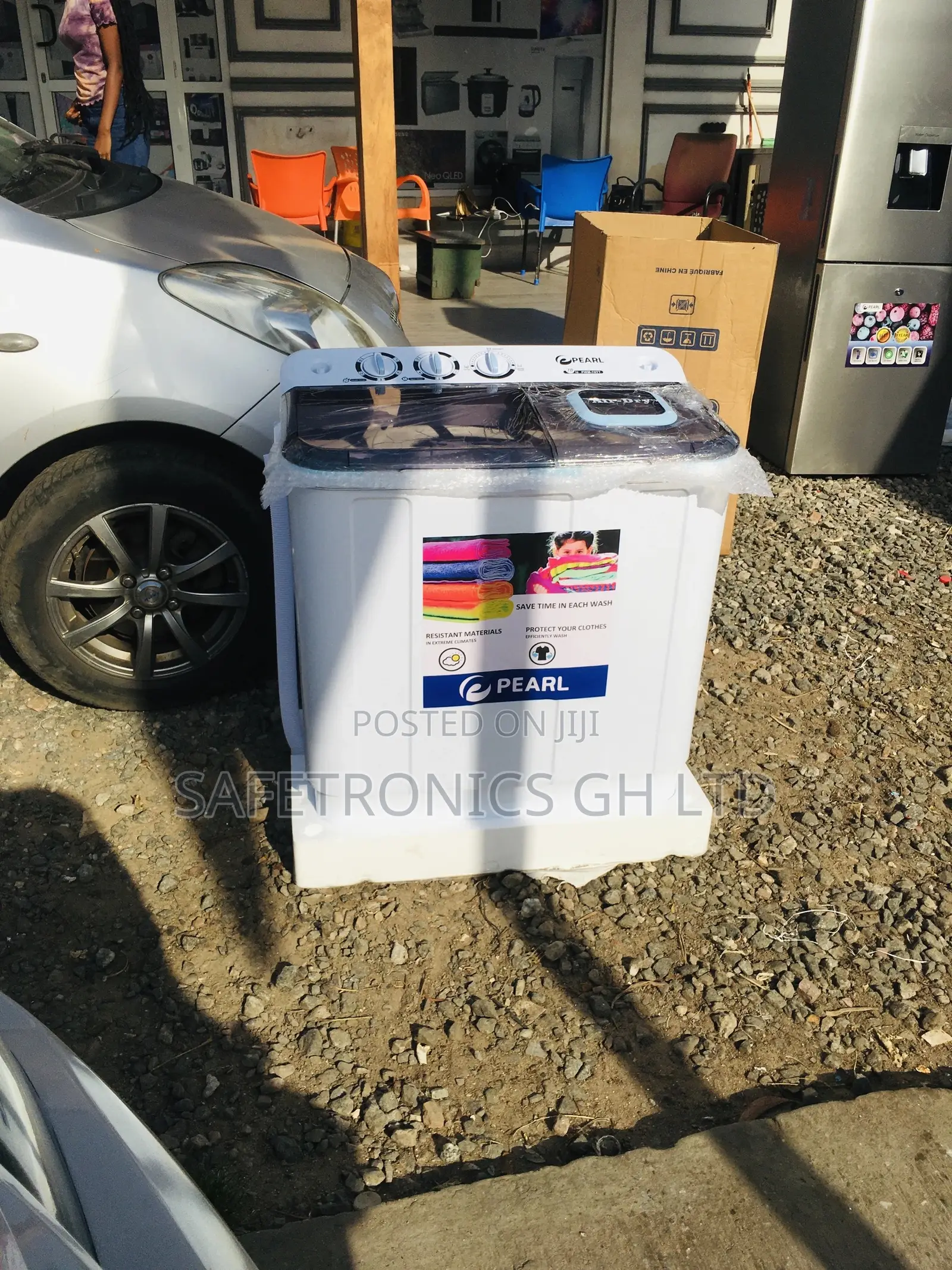 Washingmachine Pearl 7kg Semiautomatic Topload Electric 