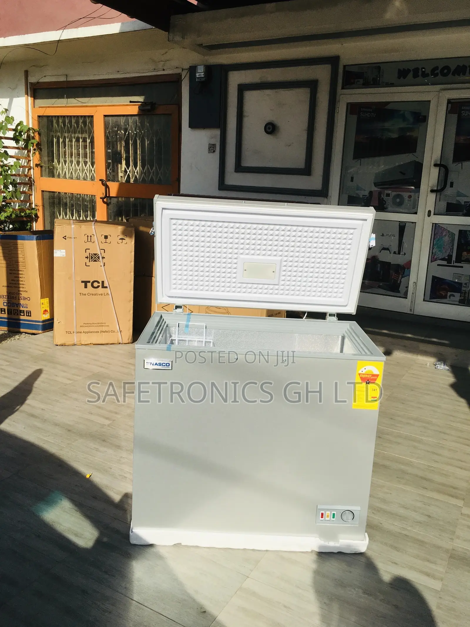 Chestfreezer Nas-250fl Singledoor 200 Liters Electric