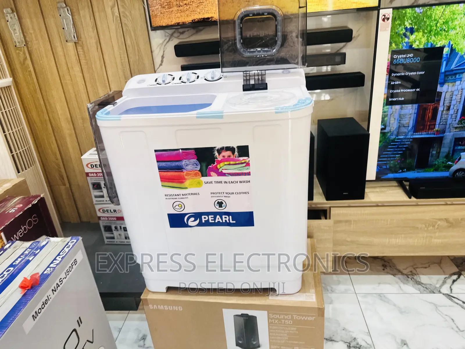 Fast  Drying Express Washing Machine Pearl 12kg Twintub