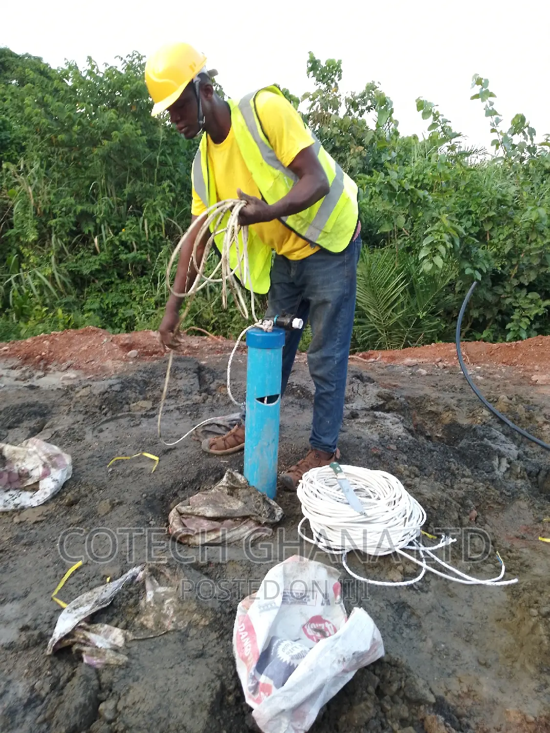 Borehole Drilling at Mankesim