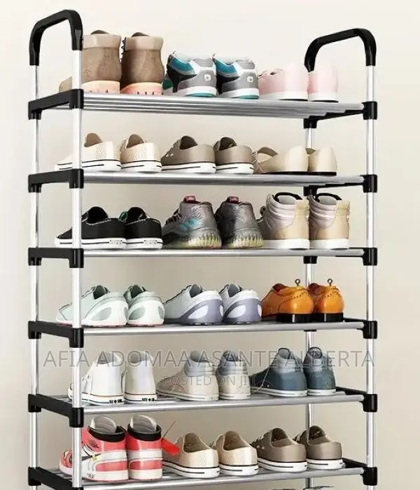 All Metal 6 Steps Shoe Rack