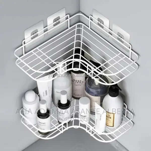 Metal Corner Shelf- 2 in 1