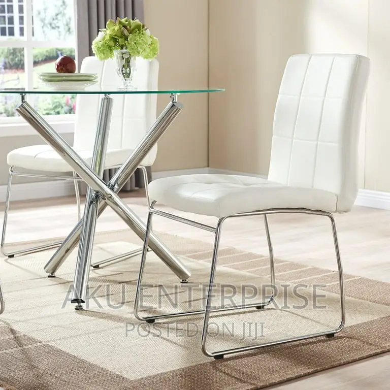 Glass Round Dinning Table