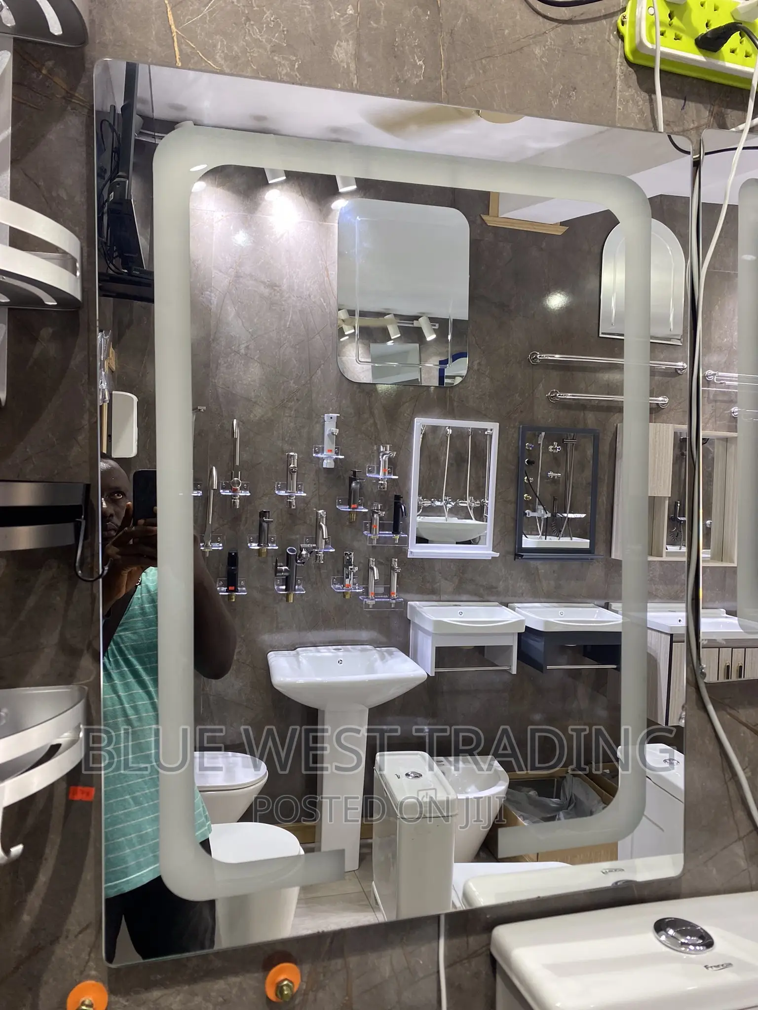 Mirror With LED Lights