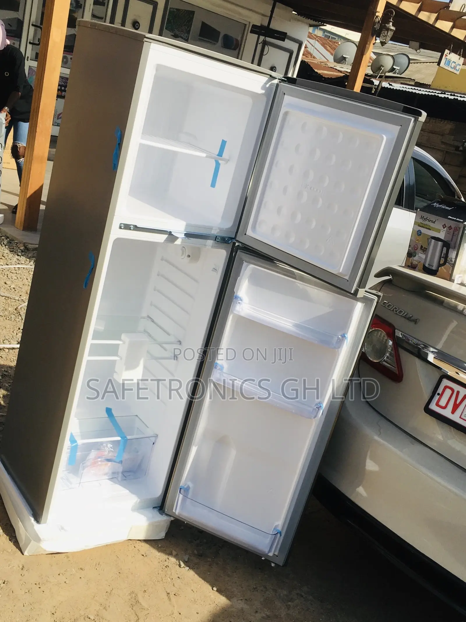 Pearl Doubledoor Topfreezer Gray 166 Liters PF-270IX Fridge