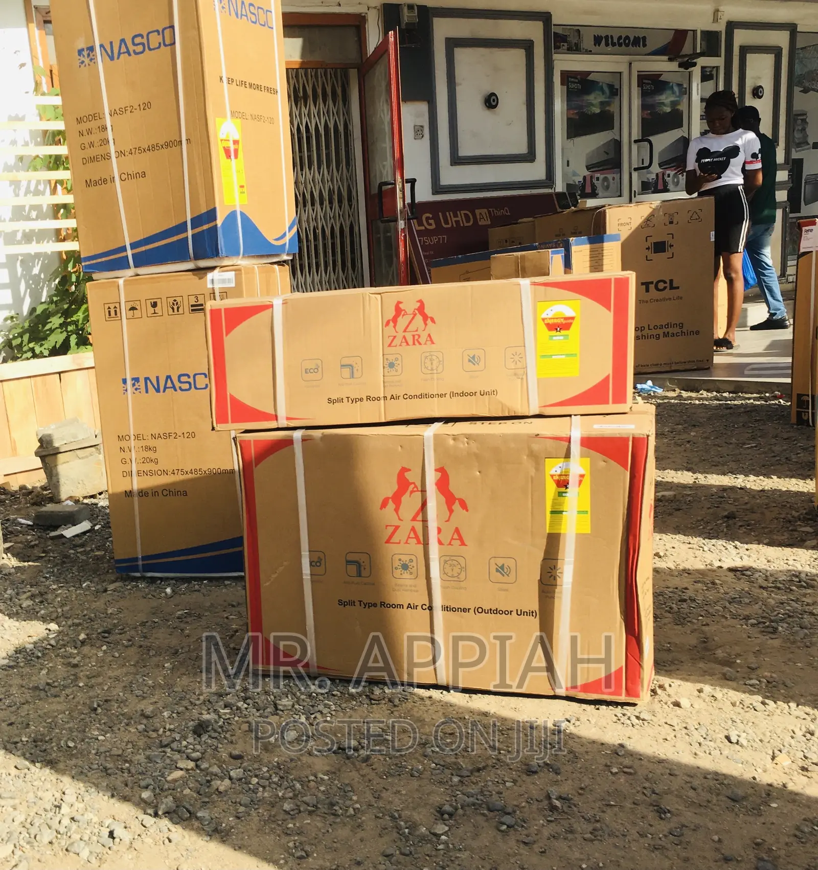 Original Zara 2.0hp Split Type Electric Air Conditioner.