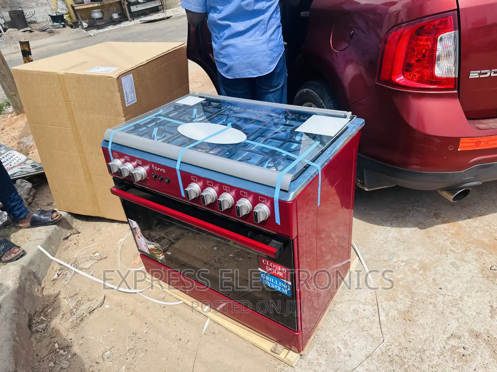 Turkish Made 5burnet Gas Cooker Rotisserie Grill 60/90
