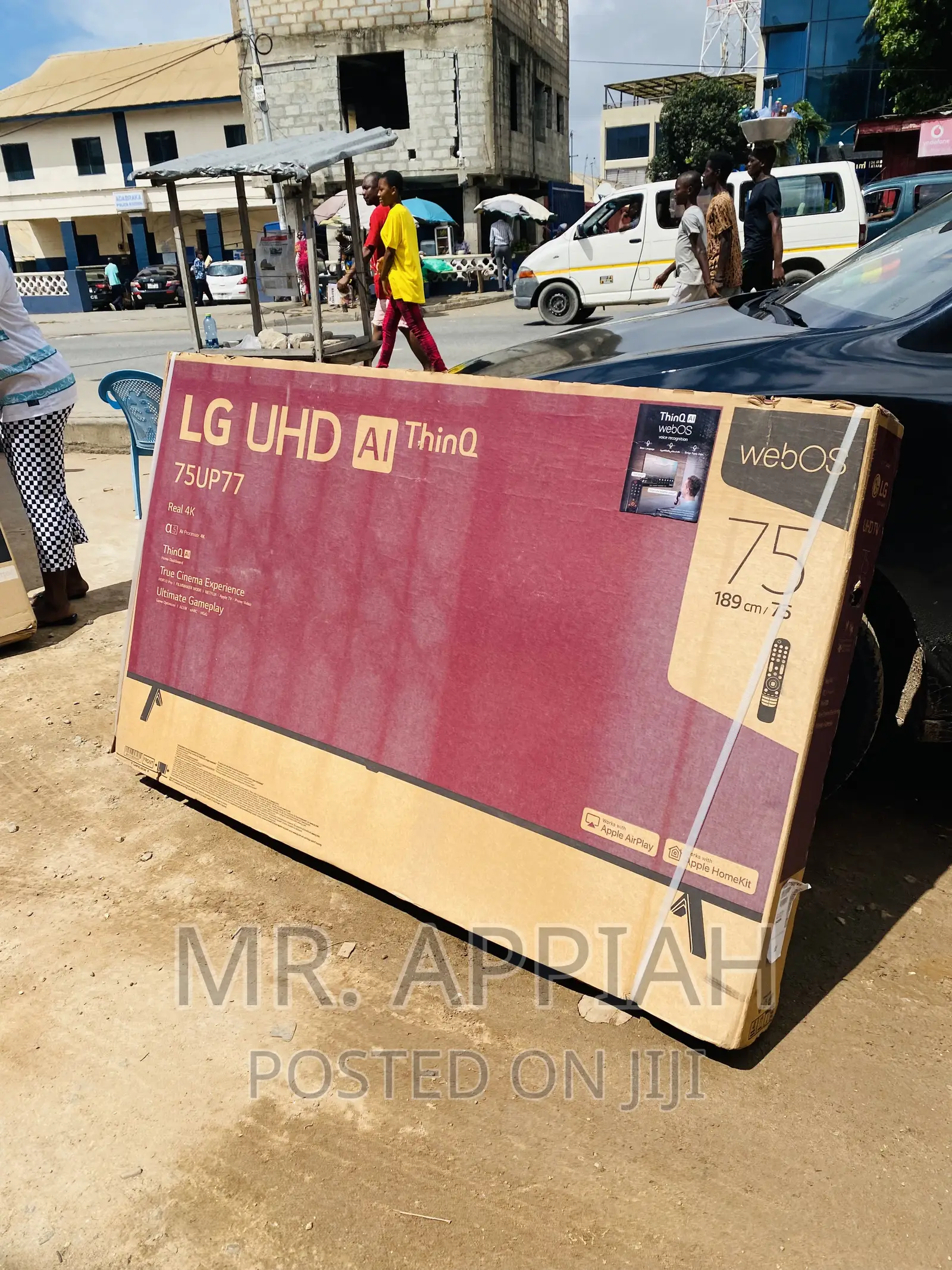 Shop Authentic LG 75up7750 75” Uhd Smart Led Tv(Black).