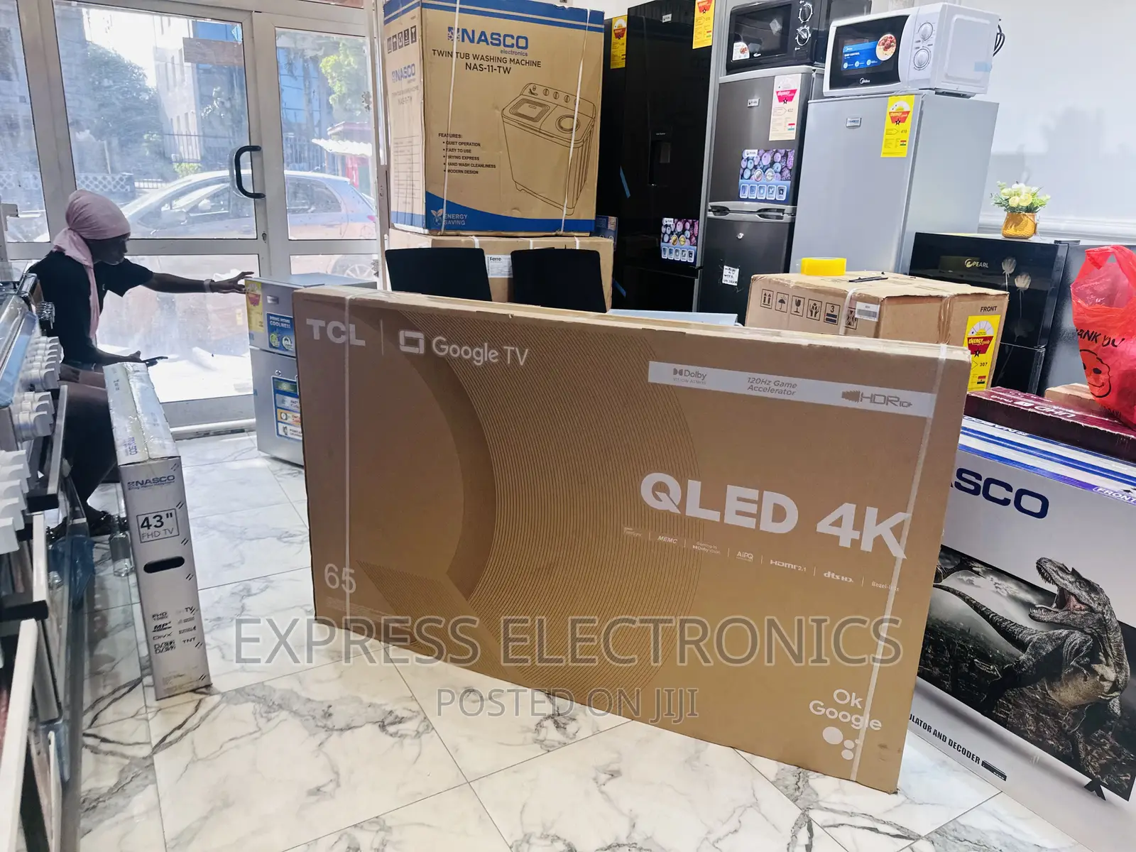 TCL 65”C645 UHD Smart QLED Google Assistant