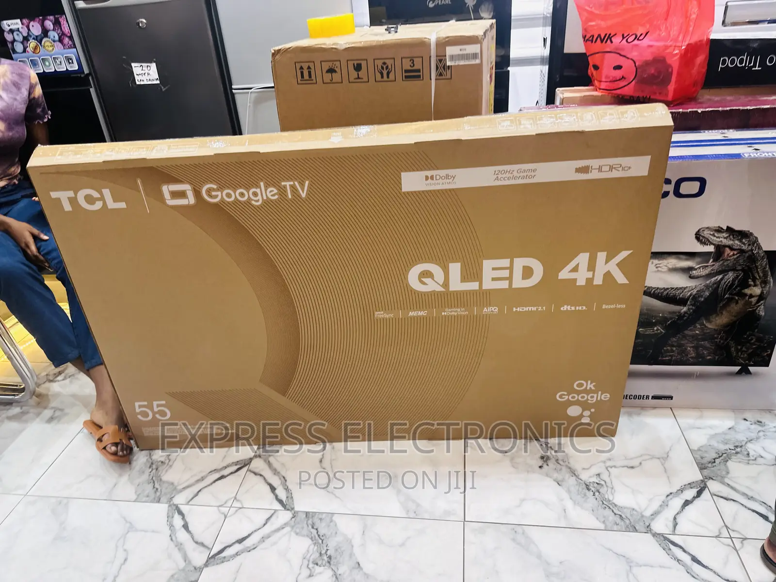 Android  Smart QLED UHD TCL 55C645 Tv 