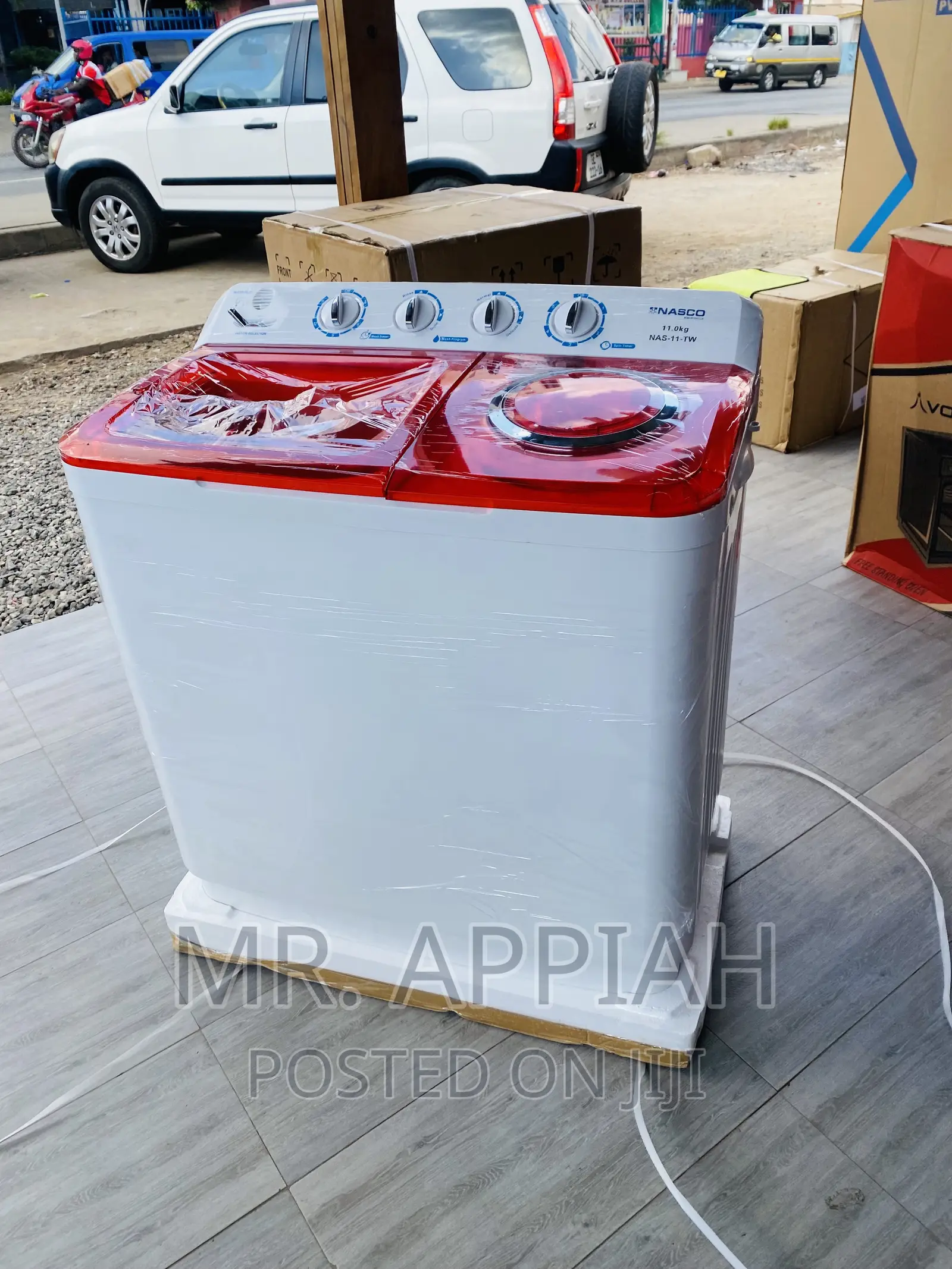 Fast Washing Nasco 11kg Electric Washing Machine + Spin/Dry