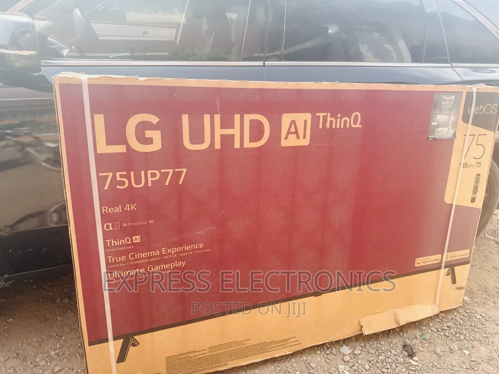 Wide Viewing Angle UHD Smart Lg 75”UP77