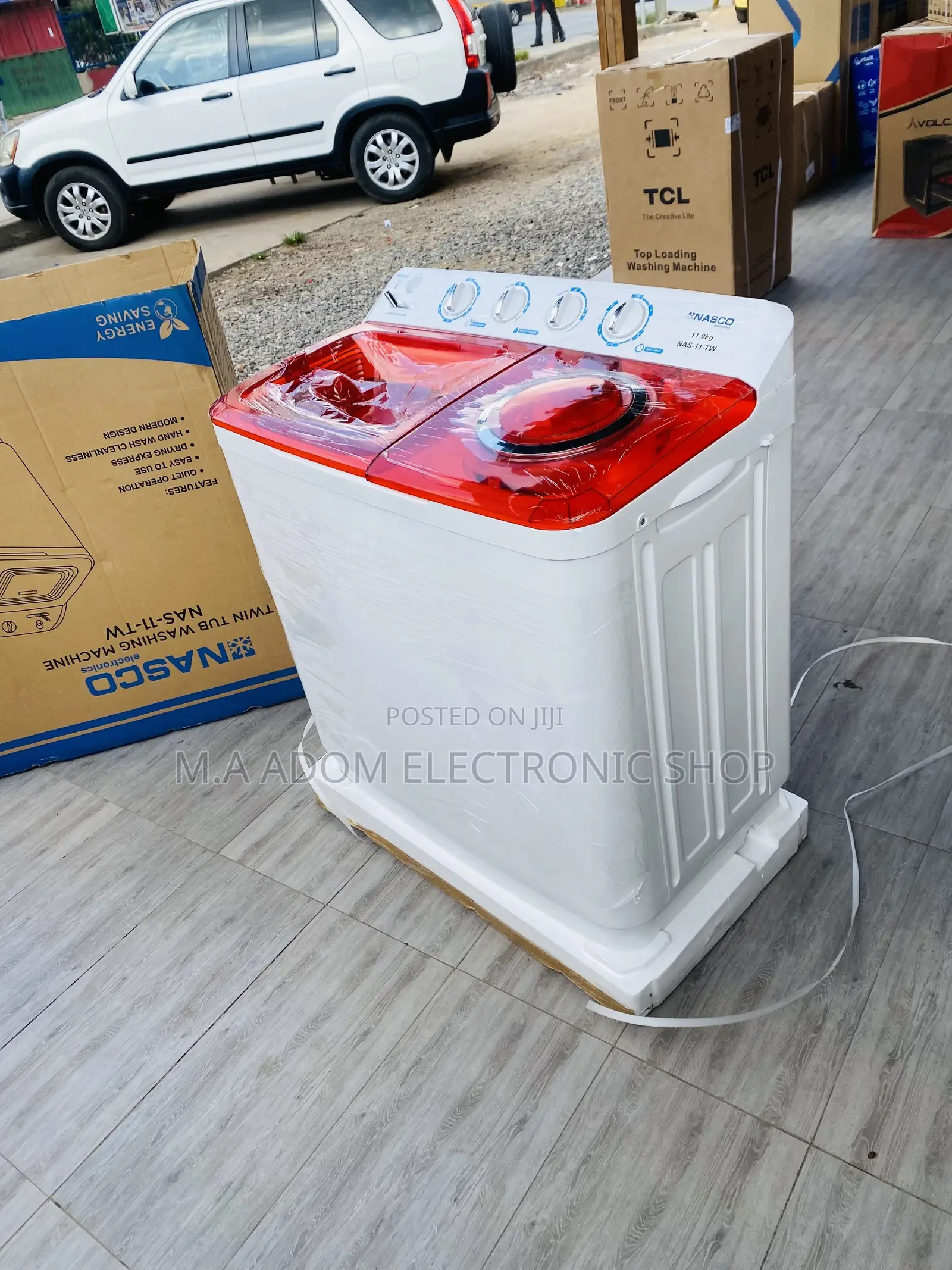 Buy Authentic Nasco 11kg Electric Washing Machine + Spin/Dry