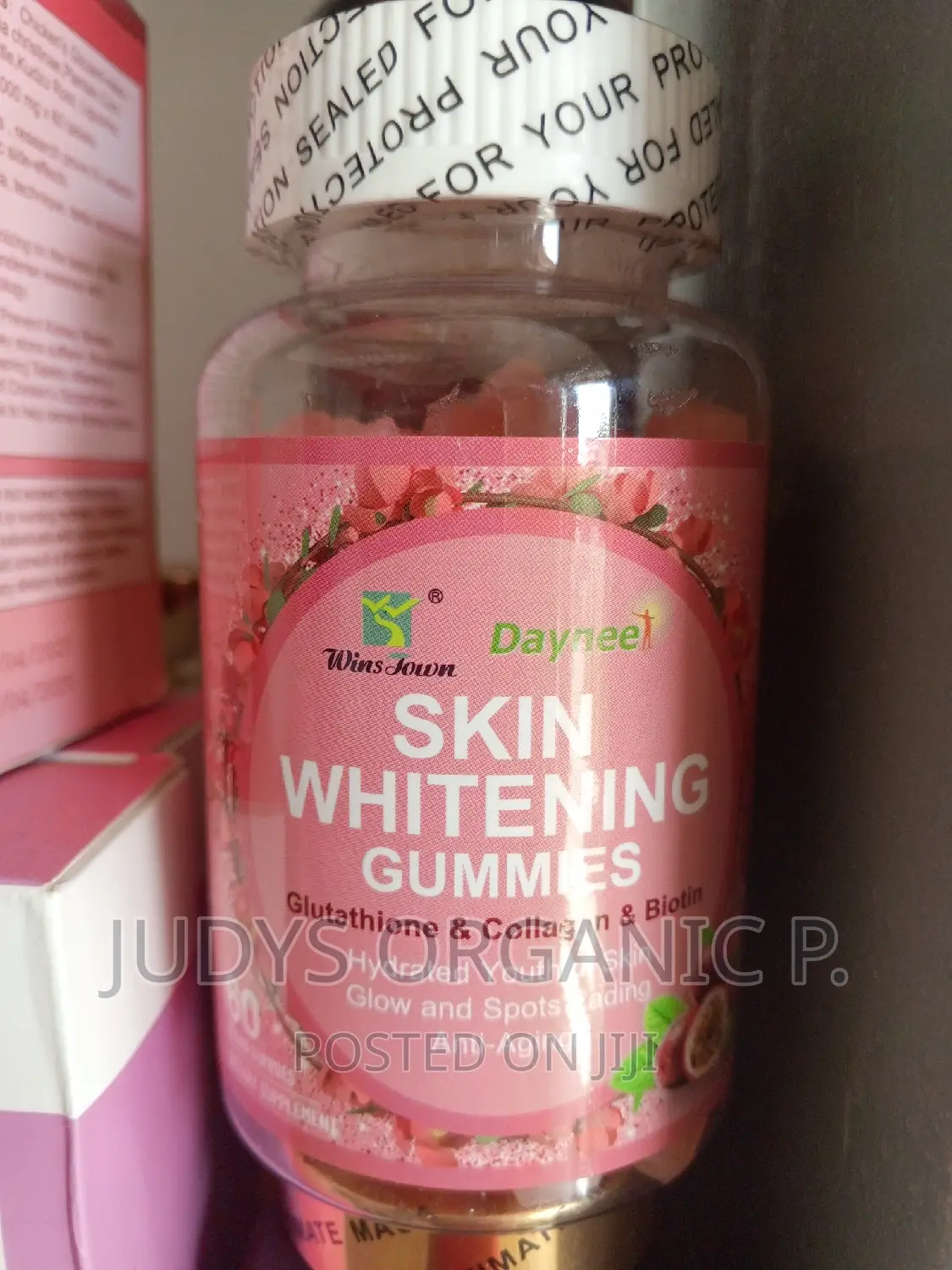 Skin Whitening Gummies With Glutathione and Biotin