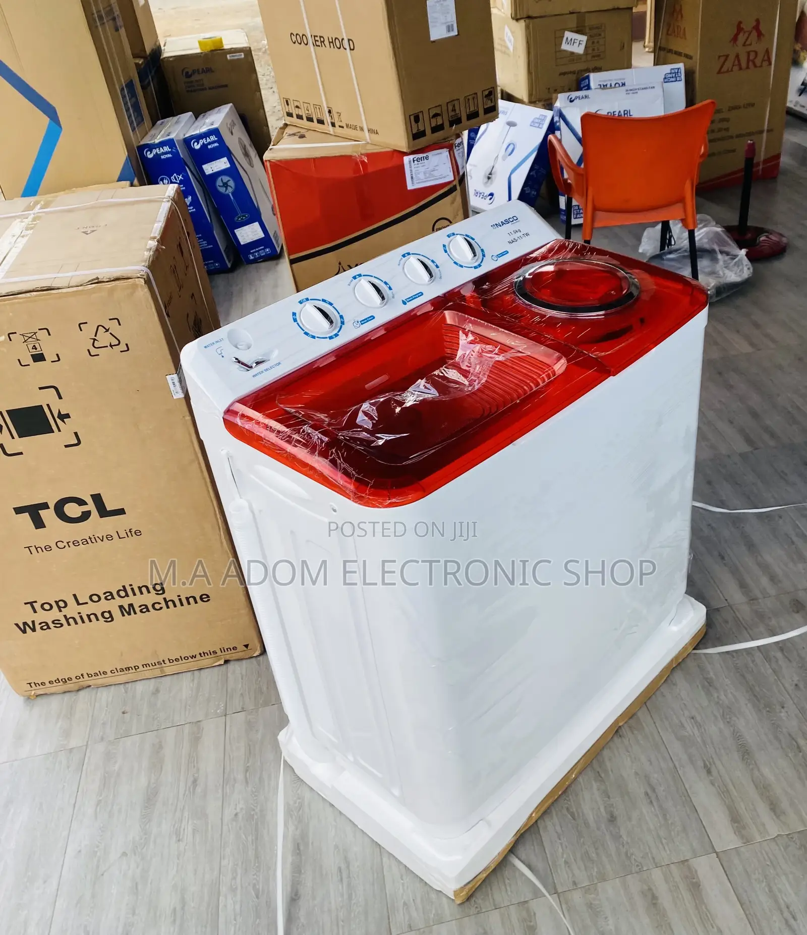 Lovely Nasco 11kg Electric Washing Machine + Spin/Dry 