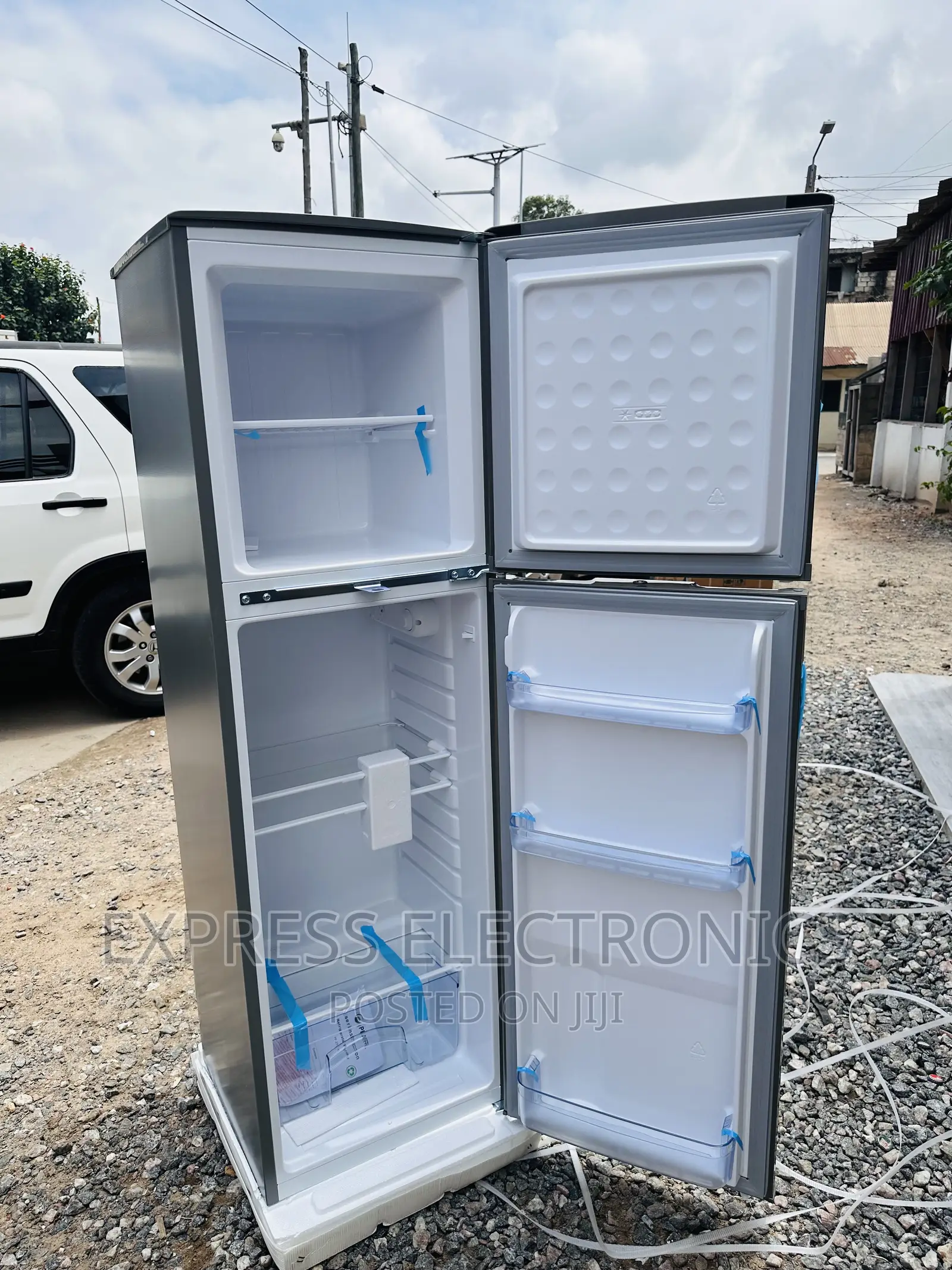 Eco Mode Double Door Fridge Pearl Pf-270ix 166L.